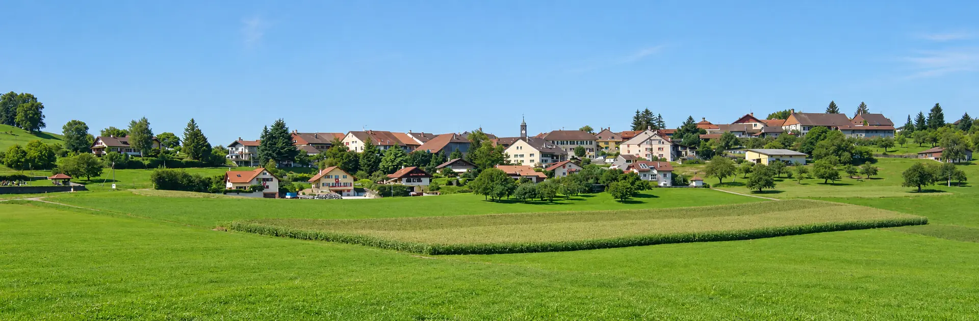 Vue panoramique de Chavannes-sur-Moudon